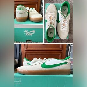 New Nike SB Heritage Vulc in Summit White/Lucky Green, 11.5 M or 13 W